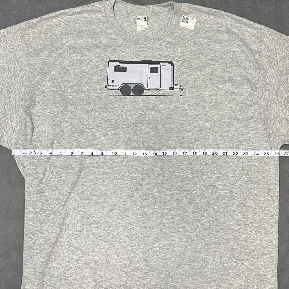 Men’s Grey Camper Graphic Tee Size 3XL - Picture 4 of 6
